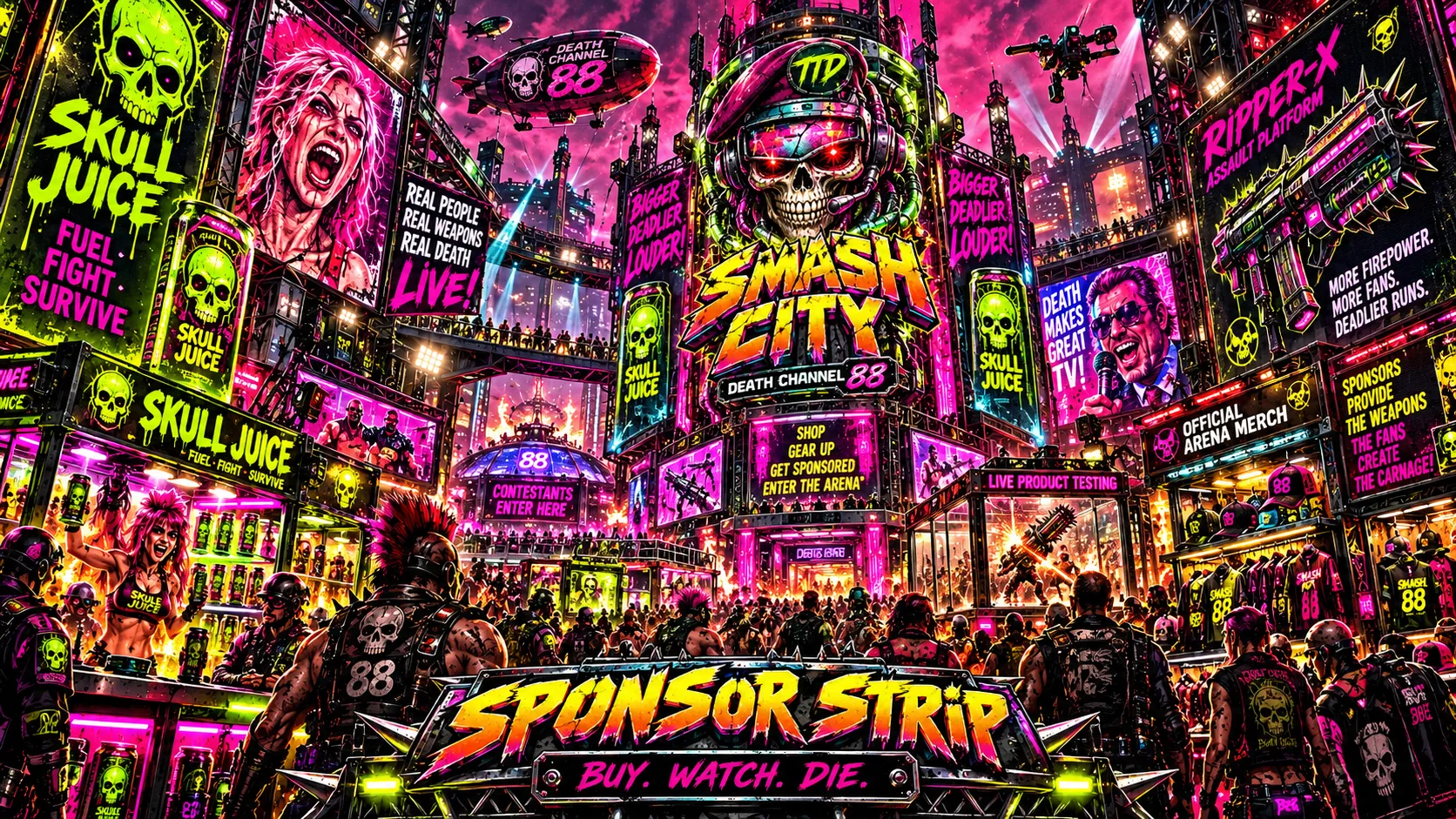SPONSOR STRIP district artwork