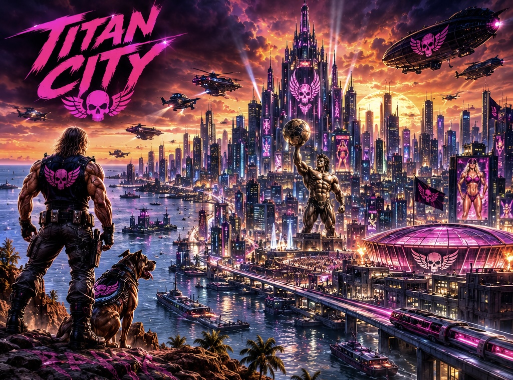 Titan City skyline